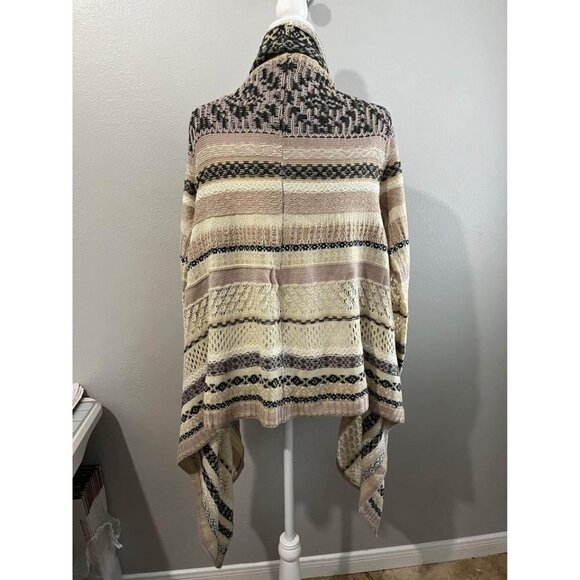 Poem & Thread Draped Knitted Cardigan Sweater Size Large - Picture 6 of 9